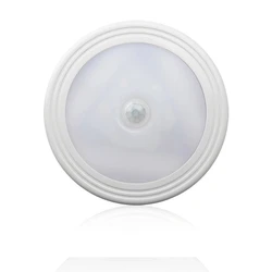 Cordless Battery-Powered Wireless Sensor Light Motion Sensor Led Ceiling Closet Night Light With Magnetic Base For Stairs