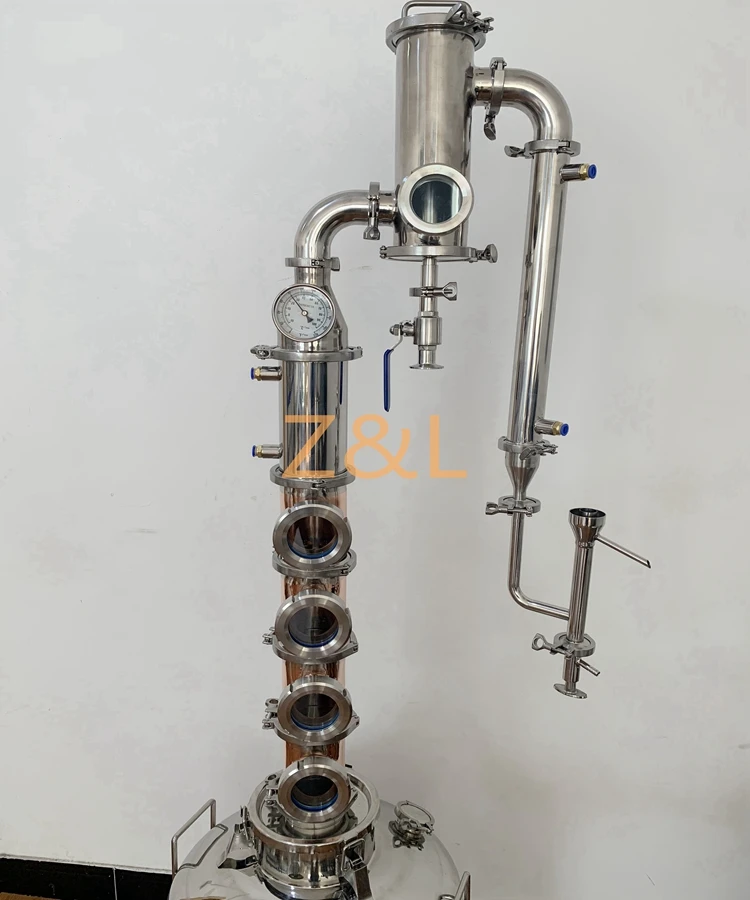 Vodka still 50litres 100litres distillation equipment 100L 200L gin distillery equipment alcohol distiller