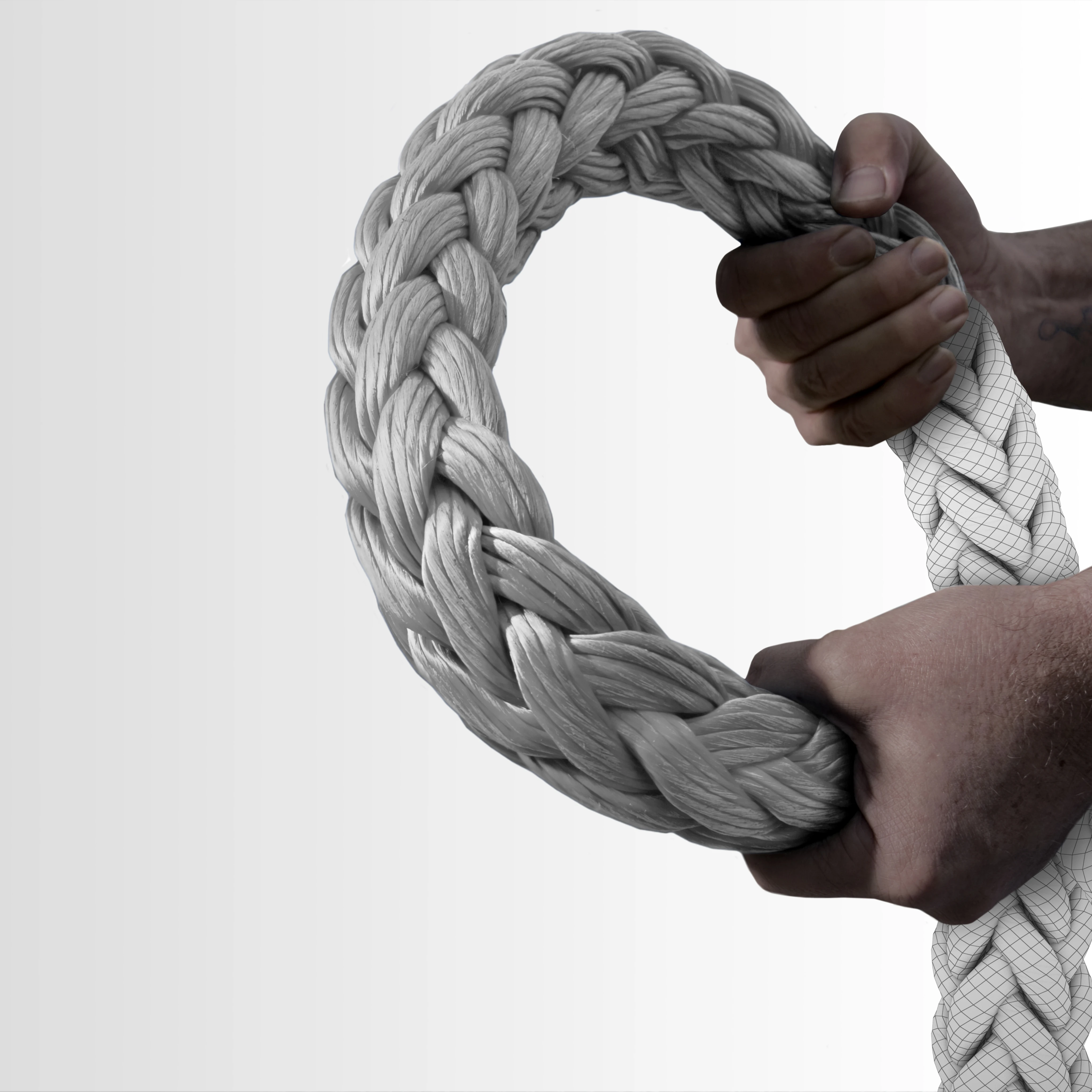 YLY Rope 8 12 Strands PP Vessel Marine Mooring Rope With CCS ABS Certificate