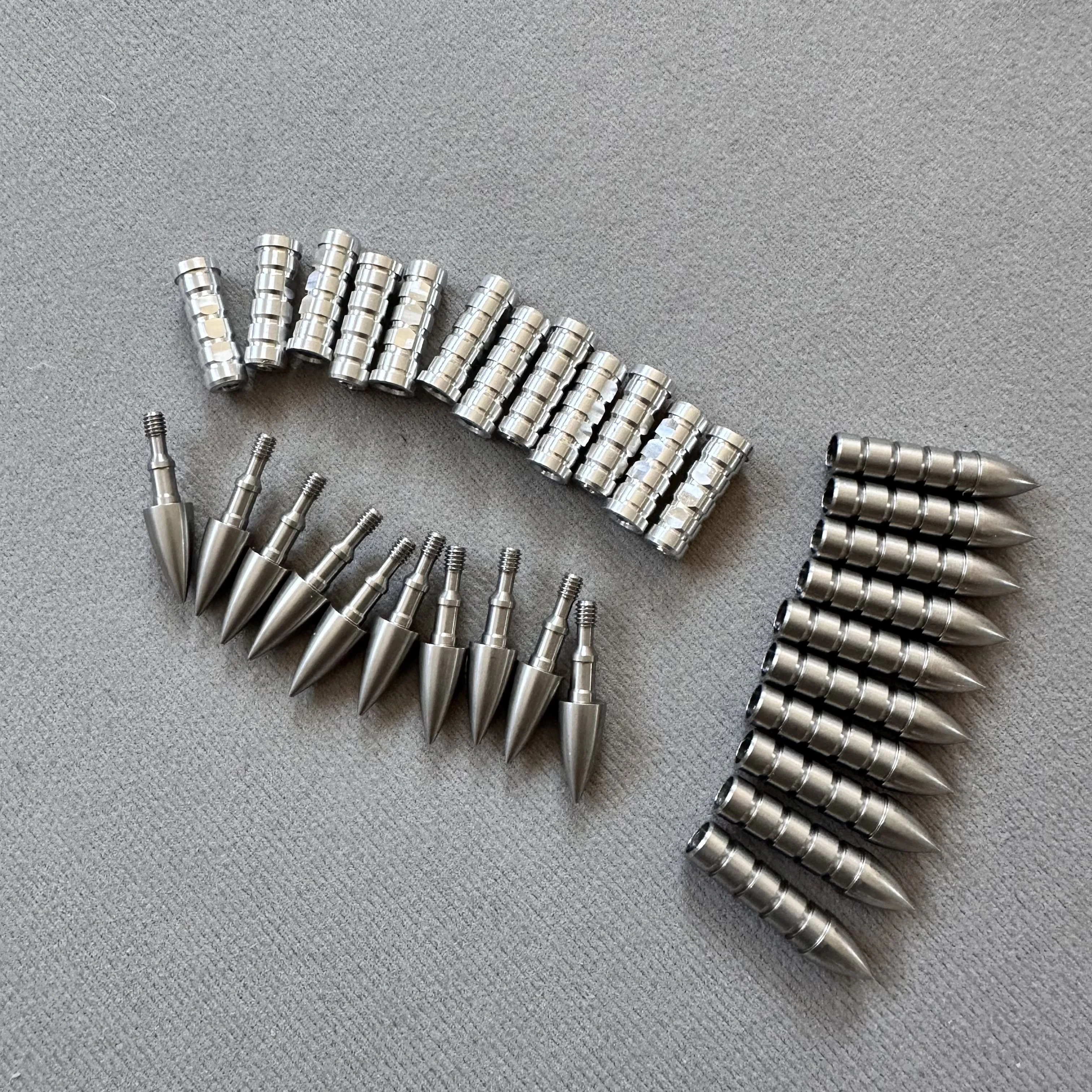 Stainless Steel New Archery Screw in Arrow tip arrowhead hunting bow target field point practice