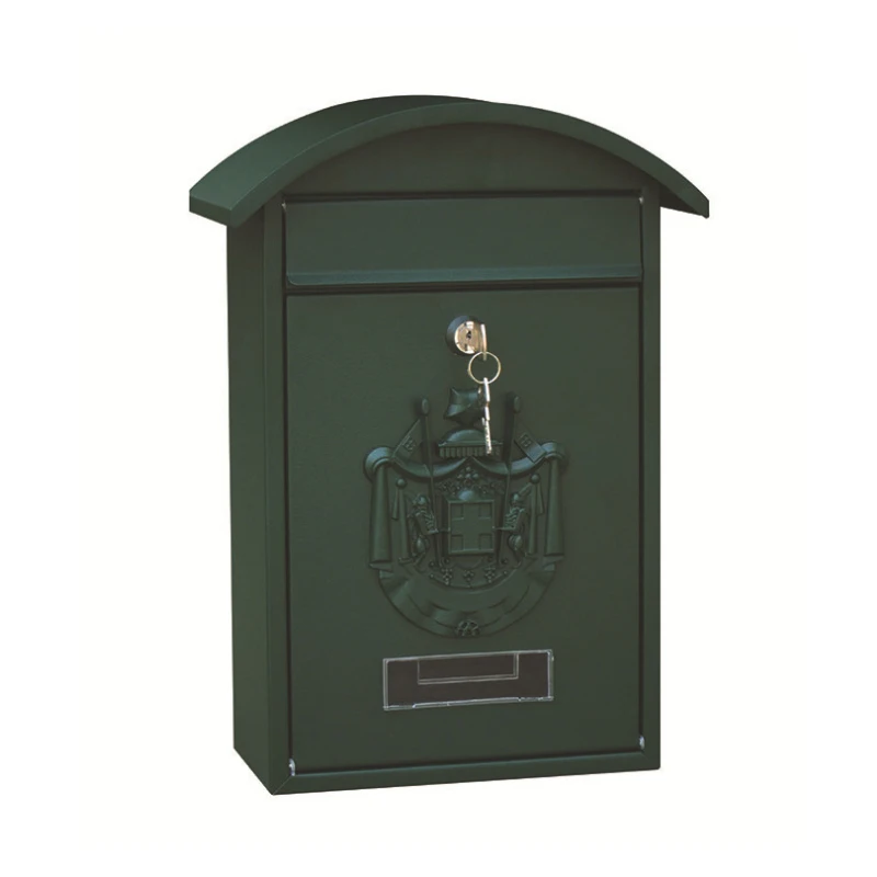Factory popular colorful powder coating mail box outdoor smart parcel mailbox