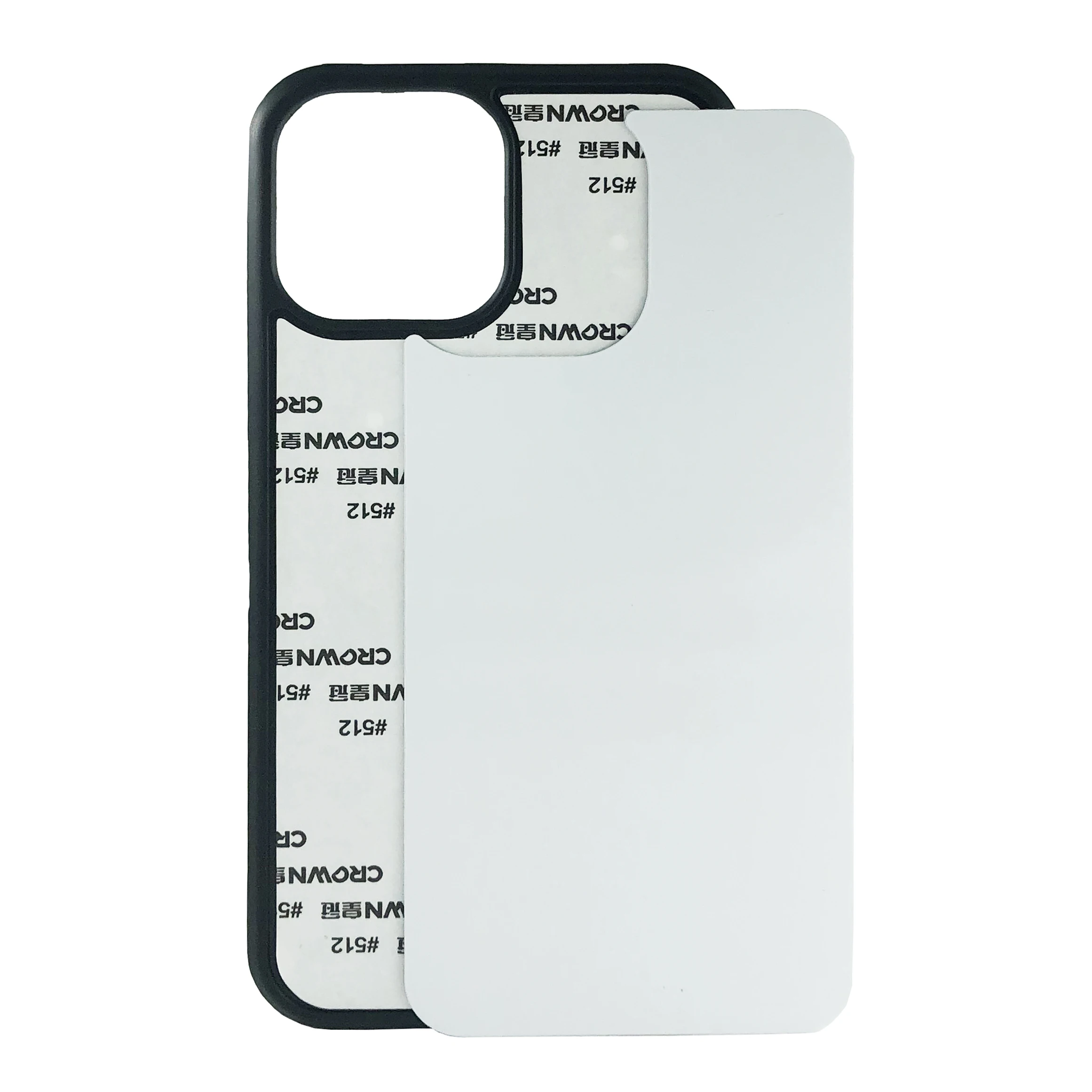 New Blank Heat Transfer Printing 2D TPU Shockproof Cover For iPhone 13 Pro Max Sublimation case