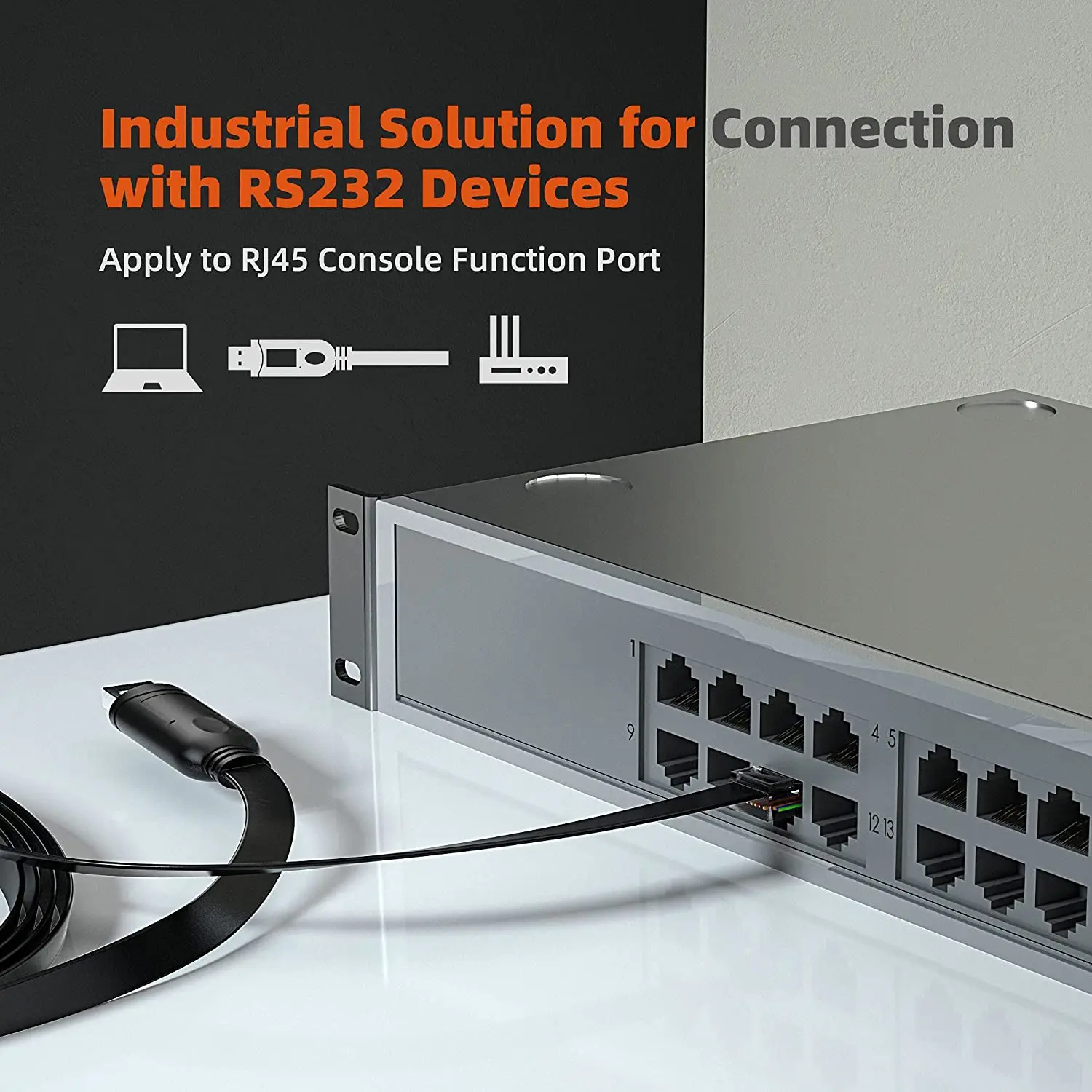 DriverGenius USB RJ45  console cable - FTDI Console Adapter Usb to RJ45 Console