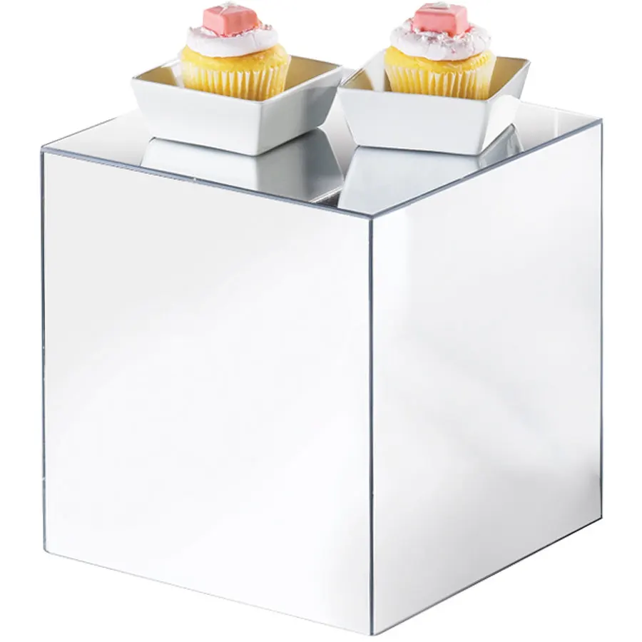 Clear 5 sided acrylic display box,12x12x12 clear acrylic display cube