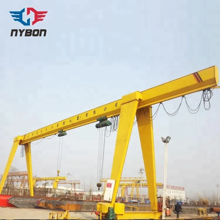 10 Ton 15 Ton Outdoor Lifting Marble a Frame Movable 20t Gantry Crane Manufacturers