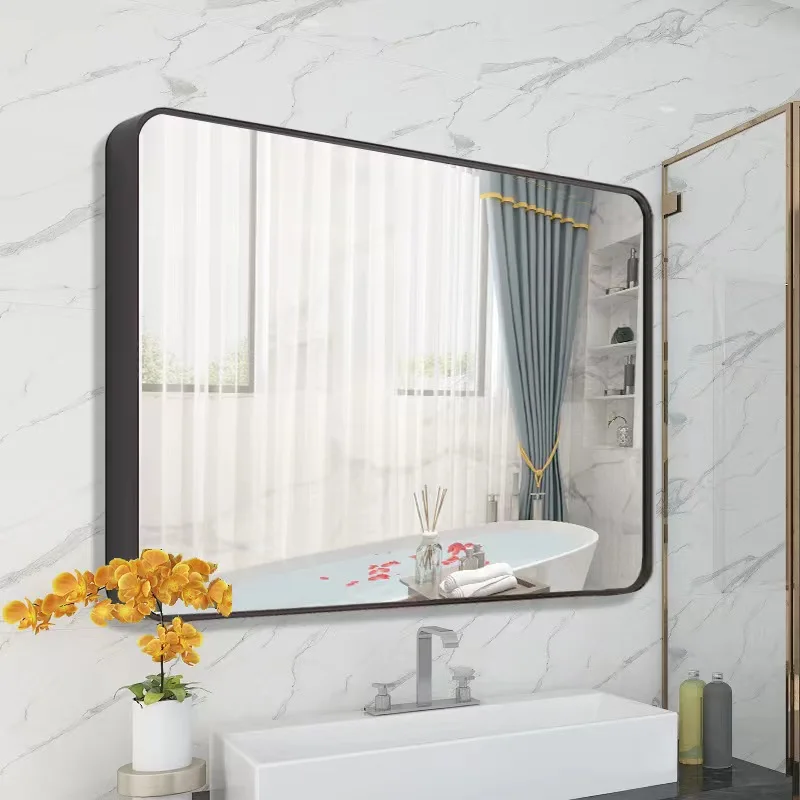 Good Price Explosion-proof Ultra Clear HD Imaging Full Length Round Oval Bathroom Mirror For Living Bathroom Wedding Use