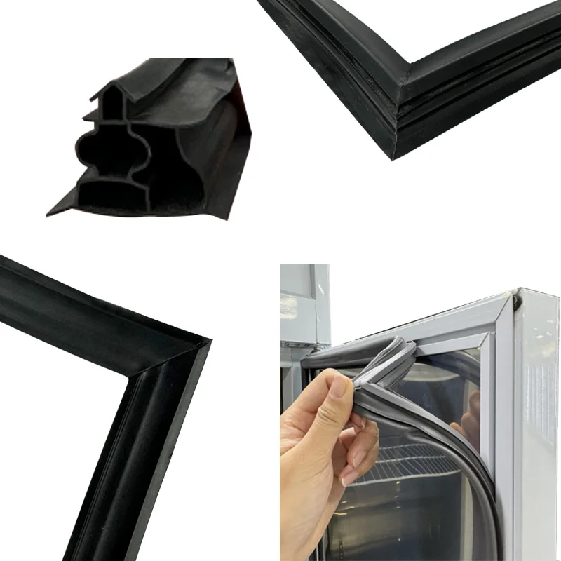 Magnetic Refrigerator Door Gasket For Refrigerator Freezer Units Cold Storage Cooling Systems Freezer Part Door Seal