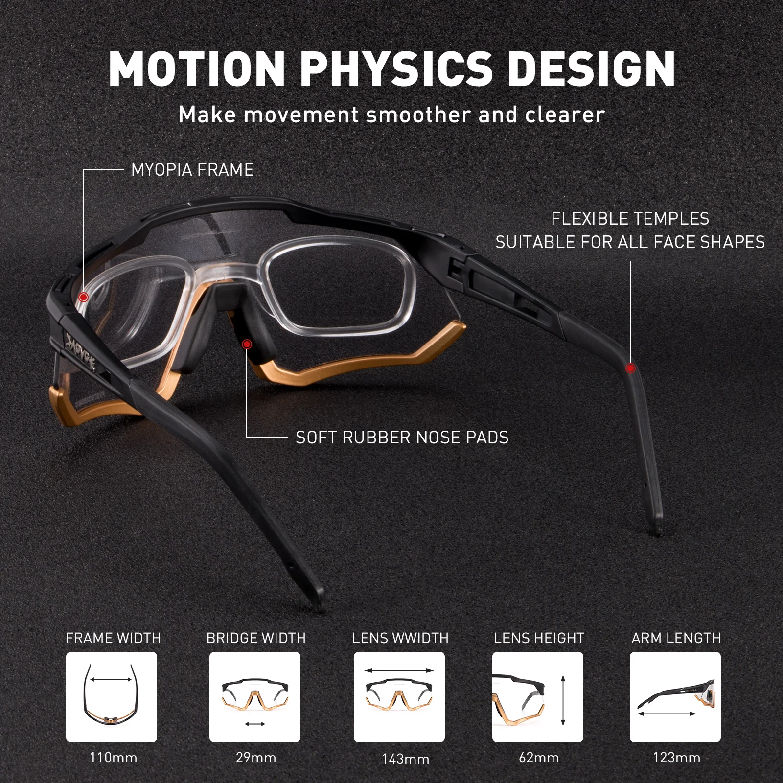 New 2022 Photochromic Men Outdoor Mountain Cycling Eyewear Road Bike Protection Glasses Windproof Sport Sunglasses