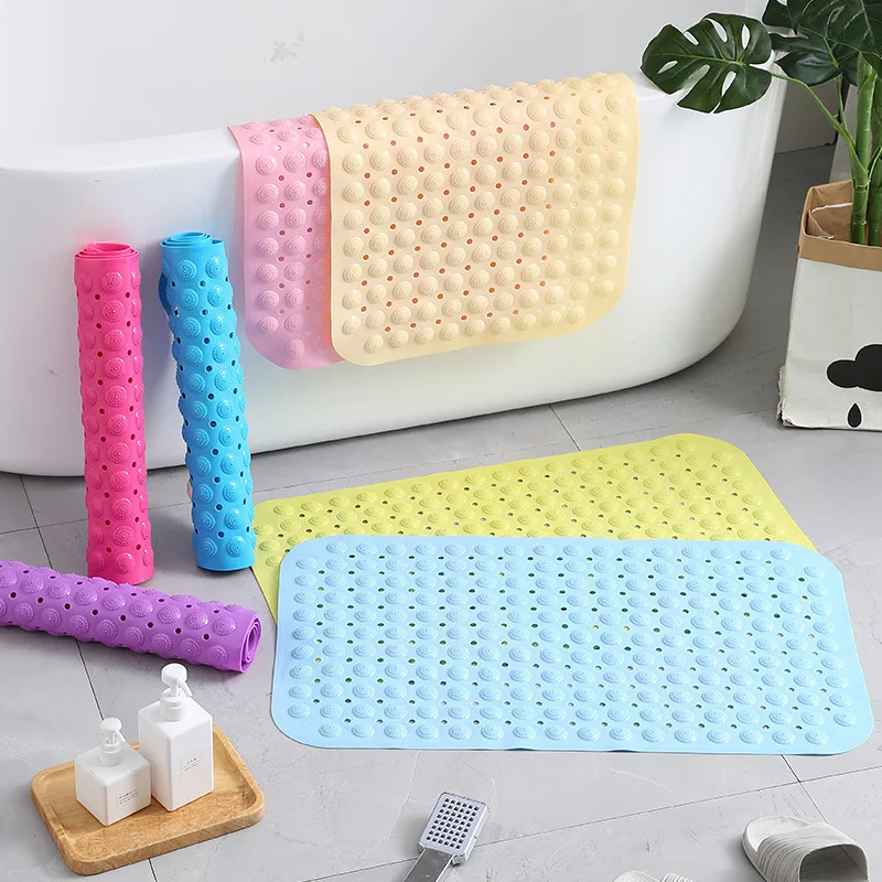 2025 Bathroom Non-slip With Suction Cup Toilet Non-slip Foot Mat Bath Mat Anti-drop Bath Mats
