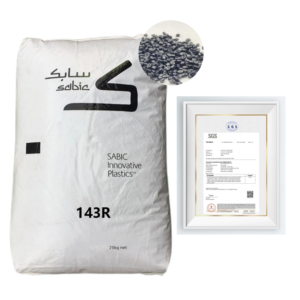 UL Rated PC Sabic Lexan 143R HB Nonhalogenated 10.5 MFR UV Stabilized 143R-111 143R-701 103R 121R