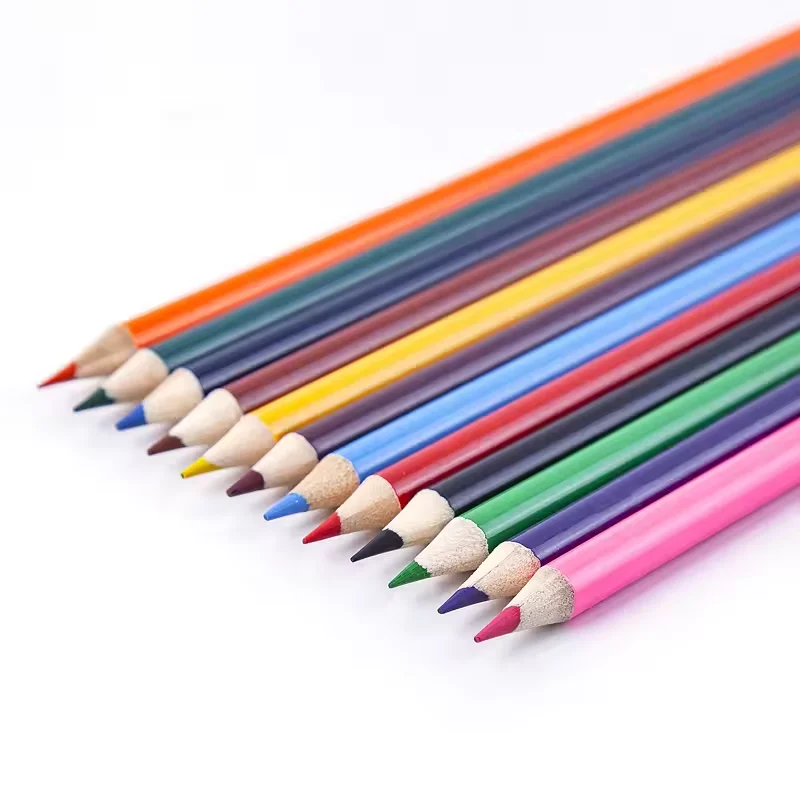 Best Selling School Supplies Student Colored Hexagonal Wood Colorful Pencil with Color Box Wholesale