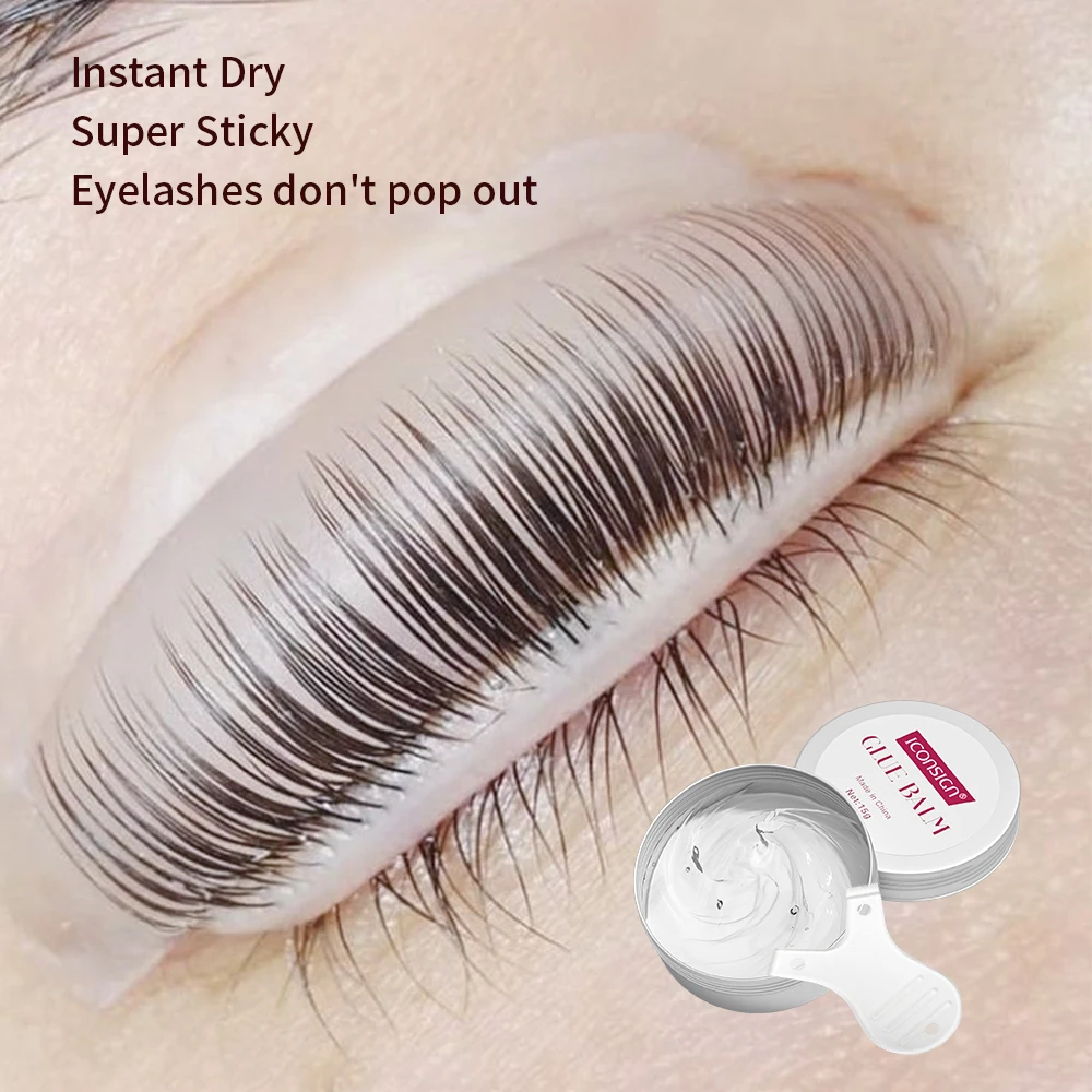 Iconsign Custom Lash Lifting Glue Balm 25g Perm Eyelash Lift Adhesive For Lash Lift Glue Balm Private Label