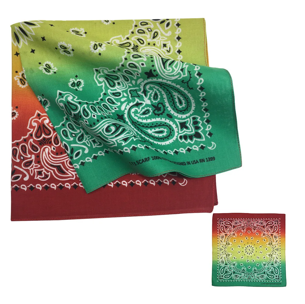 fashion custom made bandana customized own logo promotional multi-function bandanas