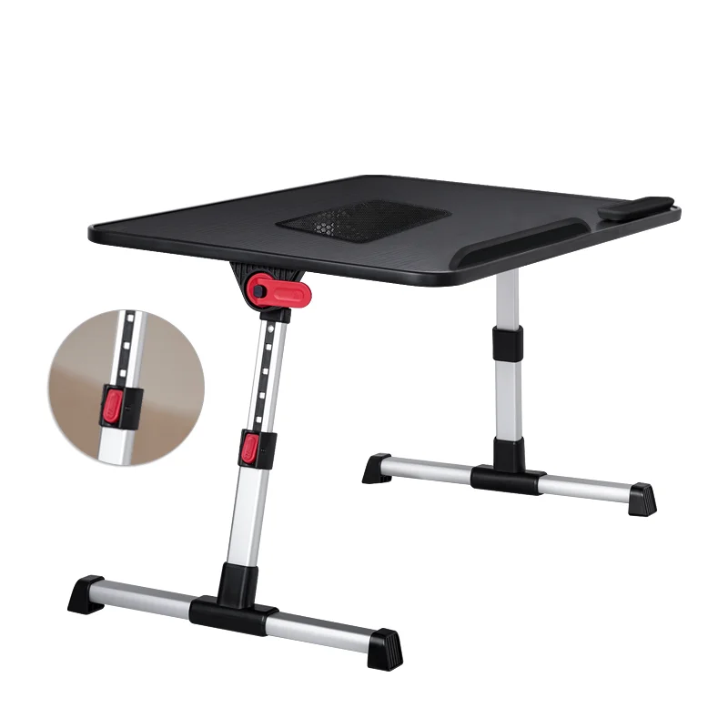 Amazon hotsale Laptop Desk with internal USB cooling fans on bed wooden adjustable portable plus size laptop lap table