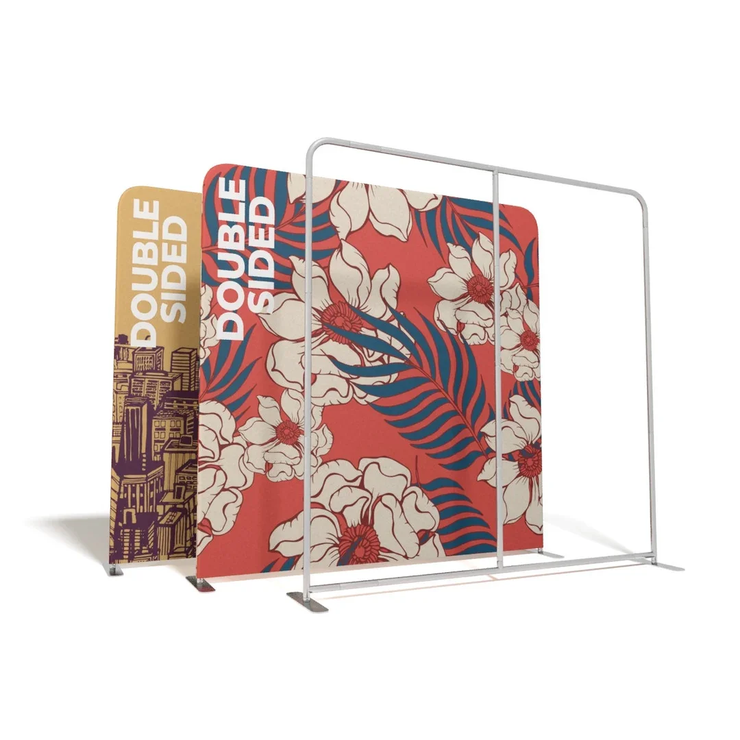 custom pillow cover backdrop frame 8x8ft double sided pillow case tension backdrop with stand