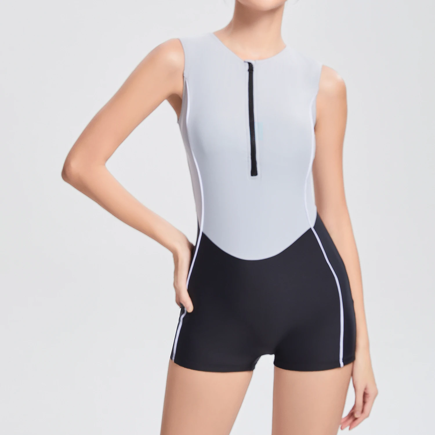 Цельный спортивный плоский угловой купальник бикини пляжная одежда для фитнеса купальники для женщин