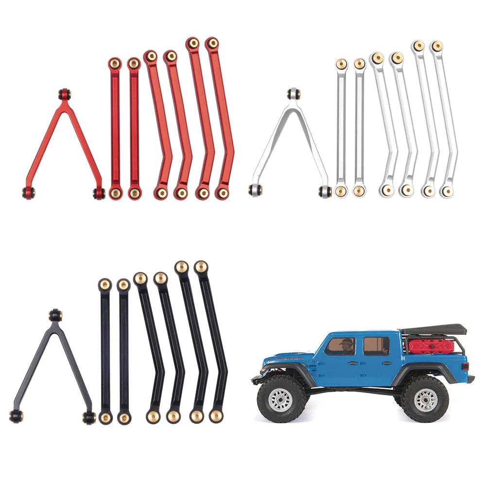 Axial SCX24  Gladiator AXI00005 CNC aluminum high clearance Upgrade Parts chassis pull rod