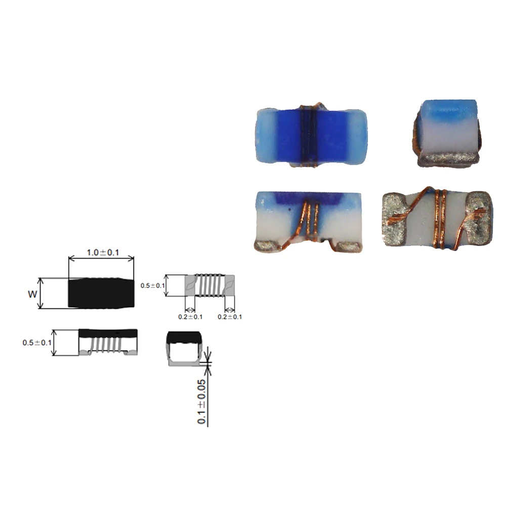 Серия LQW LQW15AN22NG00D RoHS Пассивный компонент 22NH 310MA 300 MOHM 0402 SMD проволочный неэкранированный чип индуктор
