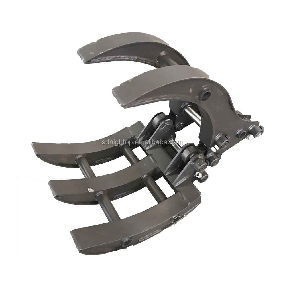 Demolition Grapple Mechanical Log Grab for Excavator Wood Grabber