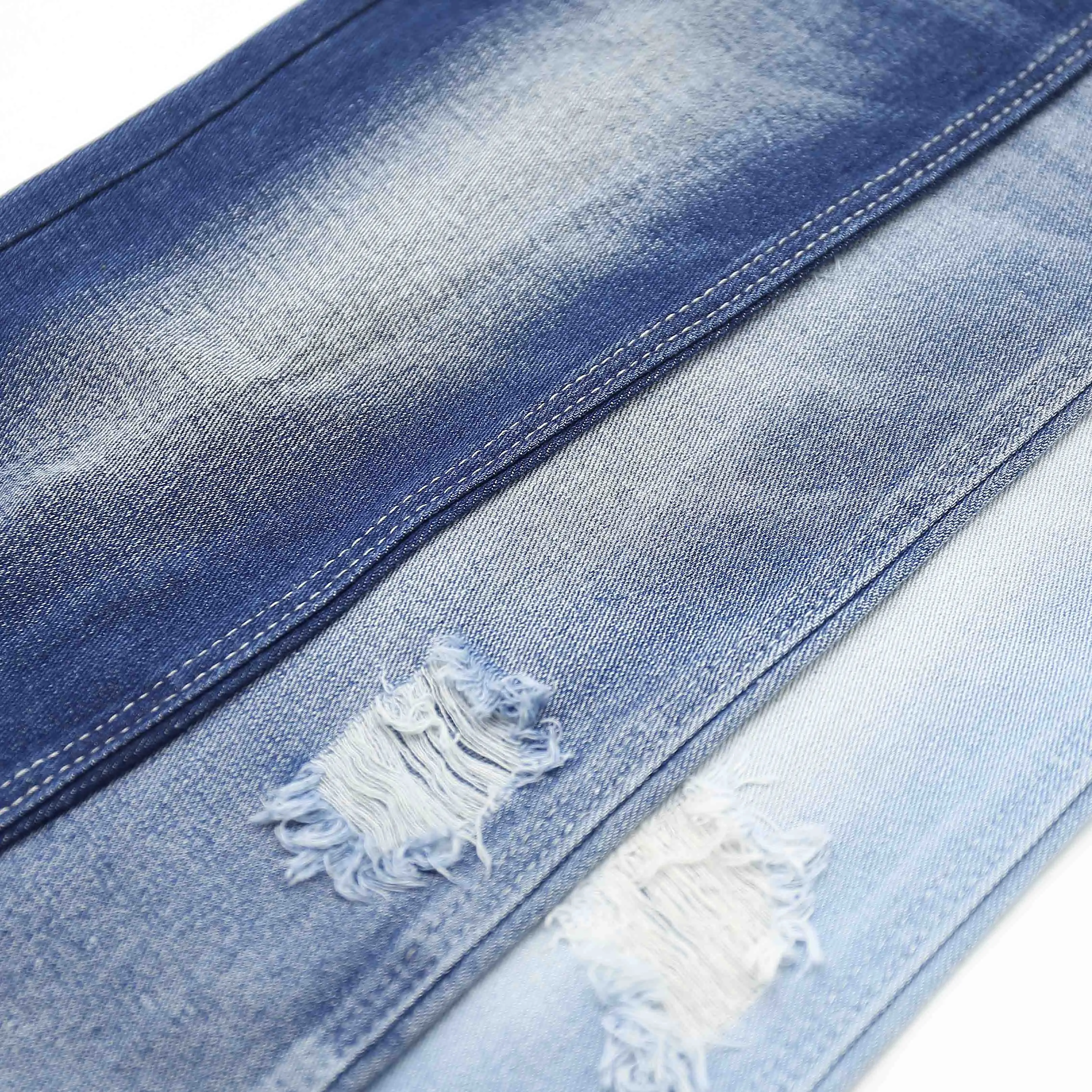 Cotton Poly 10.6Oz Satin Rolls Of Denim Fabric Turkey Industrial Supplier Cheap Price
