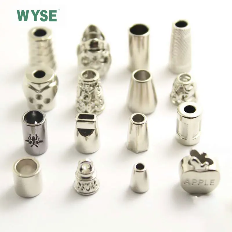 Шнур Веревка замки крепежные концы стопор под заказ конический колокольчик Металл для шнурка рюкзак сумка серебристый цвет цинковый сплав Модный