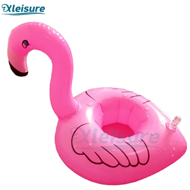 customized spa pool swimming spa flamingo drink cup holder inflatable glass holder float drink coaster