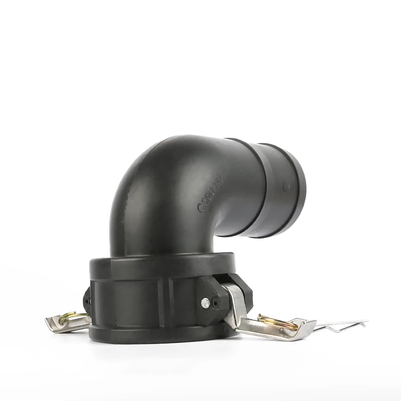  CT Coupling 1000L IBC Tank Adapter Valve Polypropylene Female Camlock 90 Degree Elbow 40 11/2' 80