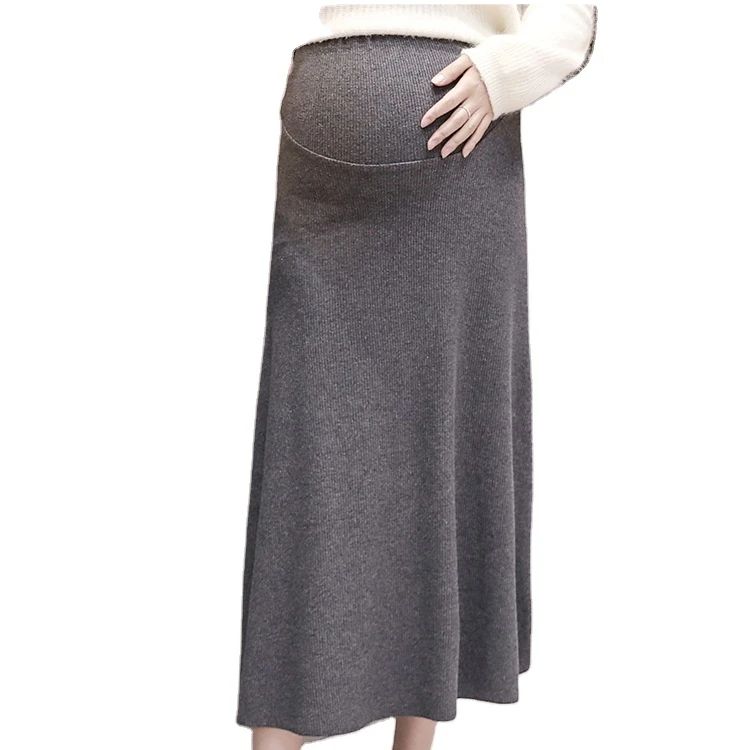 
2021 Wholesale Maternity Women Clothing Knitted Maternity Dress Lady Casual Pregnant Clothes Customize Spring Maternity Dresses 