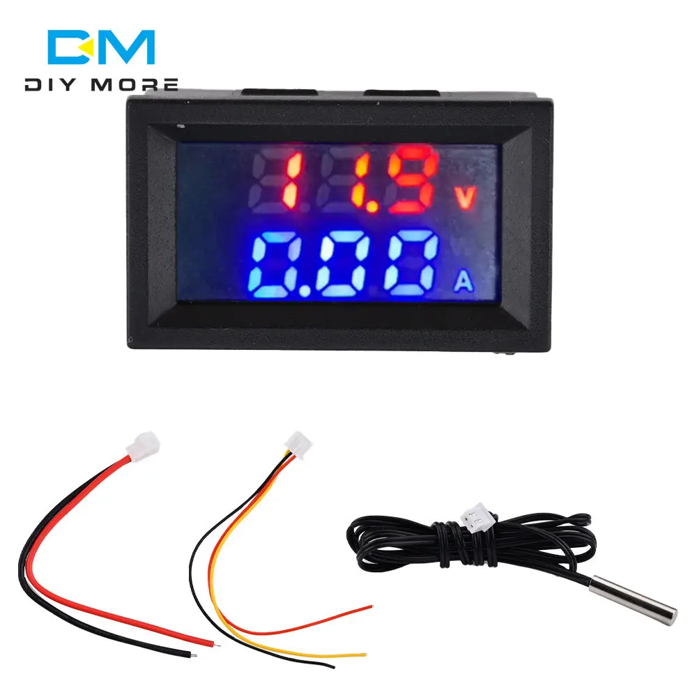 M430 DC4-30V 10A 50A 100A LED Digital Voltmeter Ammeter Power Car Motorcycle Voltage Current Meter Volt Detector Tester Monitor