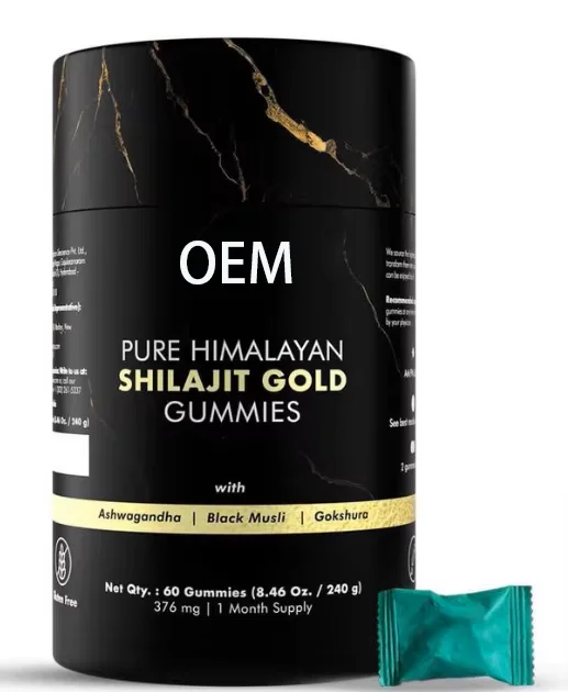 OEM Customized Vitamin and Minerals Shilajit Extract Gummies Immune Support For Adult