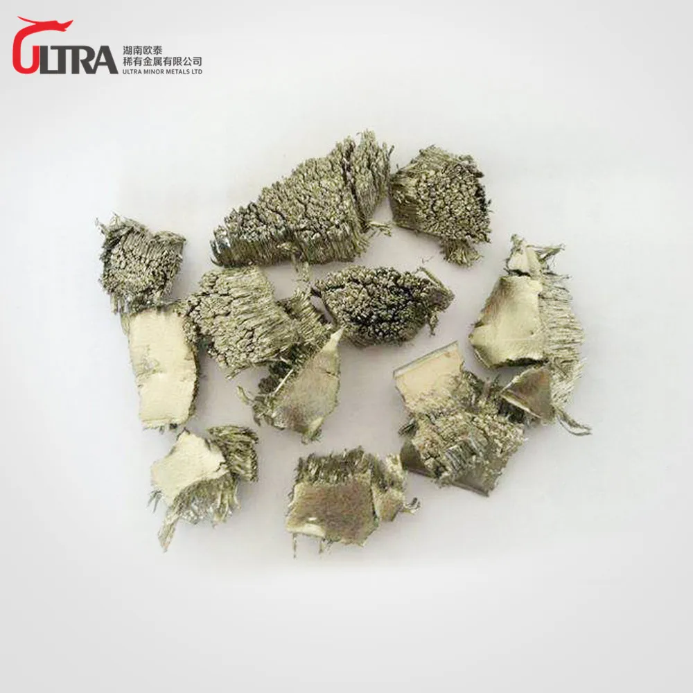 99.99% Редкоземельный металл высокой чистоты, слиток Sc, частицы scandium, целевая распылитель Sc