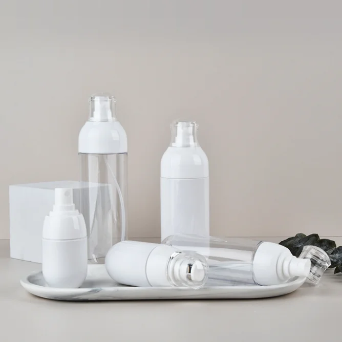 30ml 50ml 100ml 120ml 150ml 180ml white transparent lotion/spray bottle toner bottle cosmetic packing travel dispenser