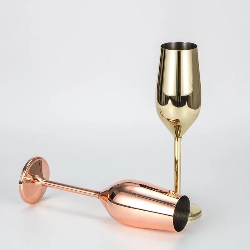 Stainless Steel Unbreakable Sparkling Champagne Goblet Wine Cup Mugs