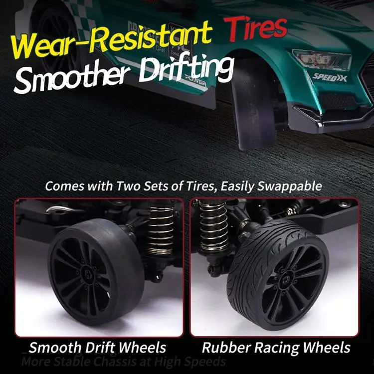 2024 New Product 1:14 Remote Control Toys 2.4g Hobby Yema With Gyro Light Racing 48km/h High Speed Drift RC Car 4x4 For Kids