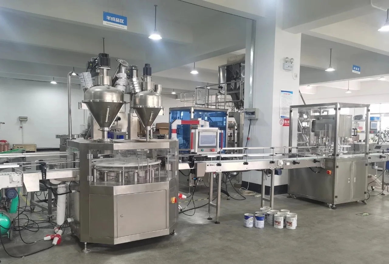 Milk powder tin can filling machine/milk powder packing machine