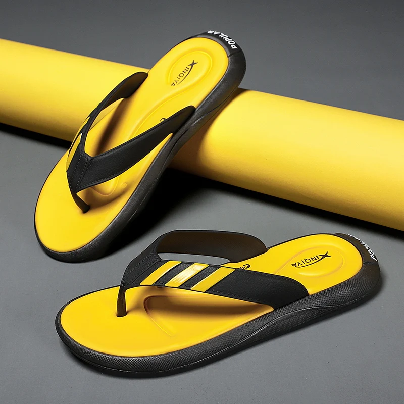 
2020 outdoor popular style summer pvc flip flops beach men non-slip flip flops 