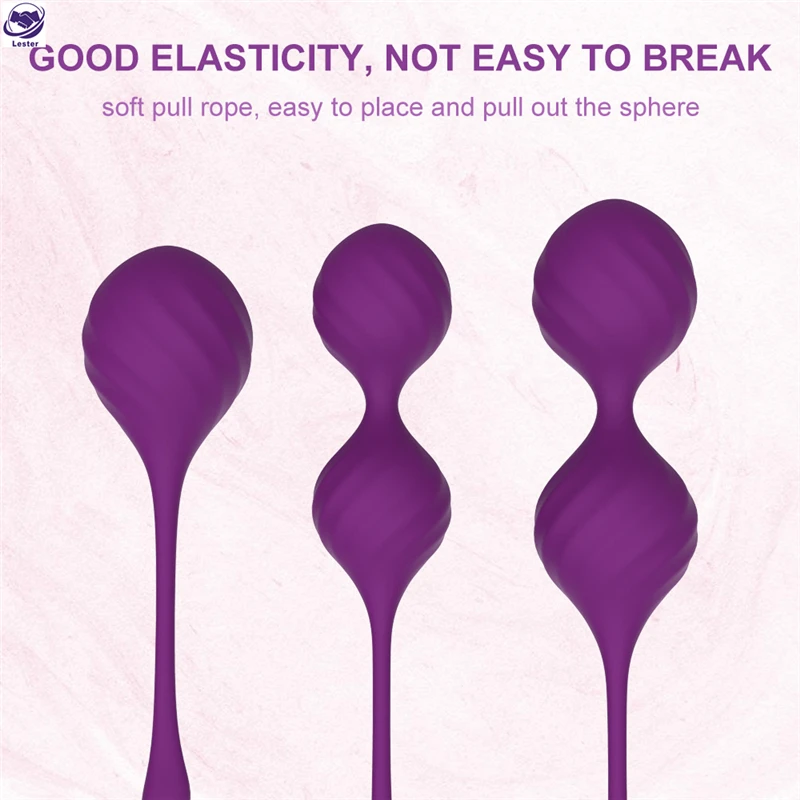  High quality silicone Smart Ball Vaginal Dumbbell Kegel Tighten