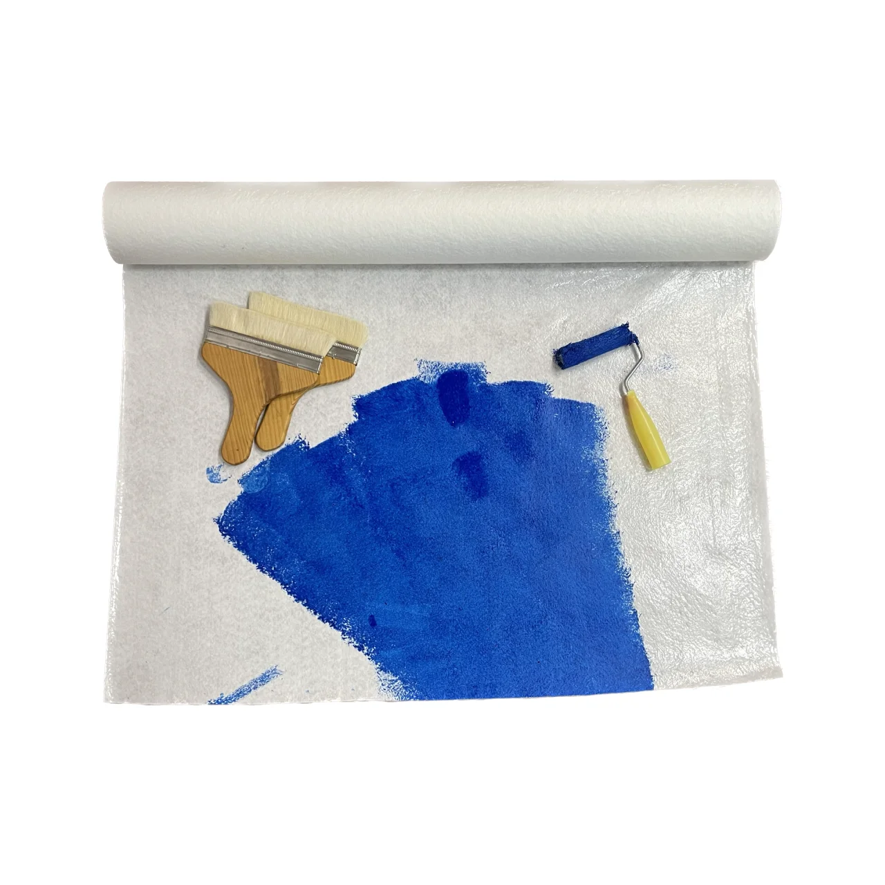 White Painters Felt with Glue Feltro Non-Woven Fabric Paint Felt Underlay Carpet