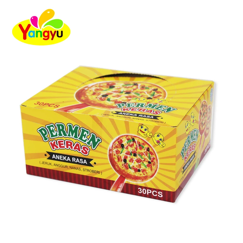 Pizza Lollipop Candy with Glowing Stick  Halal Sweets