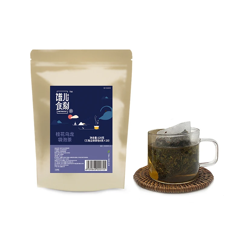 New listing Osmanthus Oolong Tea Bags Natural Osmanthus with Light Roasting TieGuanYin Oolong tea bag