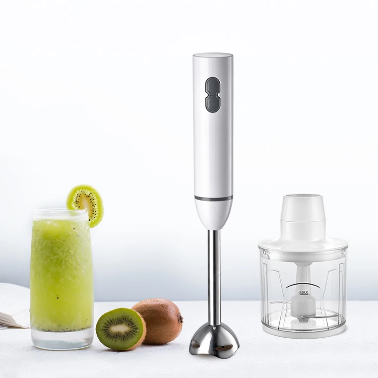 Multifunctional Household Immersion Blender and Hand Squeezer Mixer Push Button Control