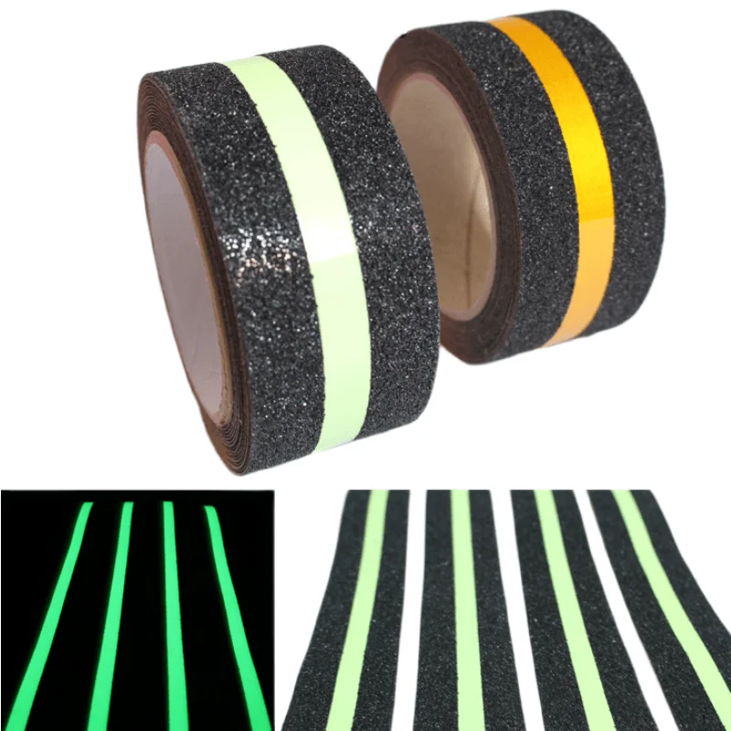 610mm Wide Grit Outdoor Waterproof Adhesive Sticker Floor Grip Glow Mastic Anti Slip Non Skid Safety Tape