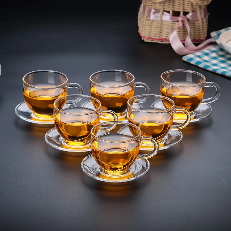 
Eco-friendly glass tumbler custom logo tea mug glass cups 