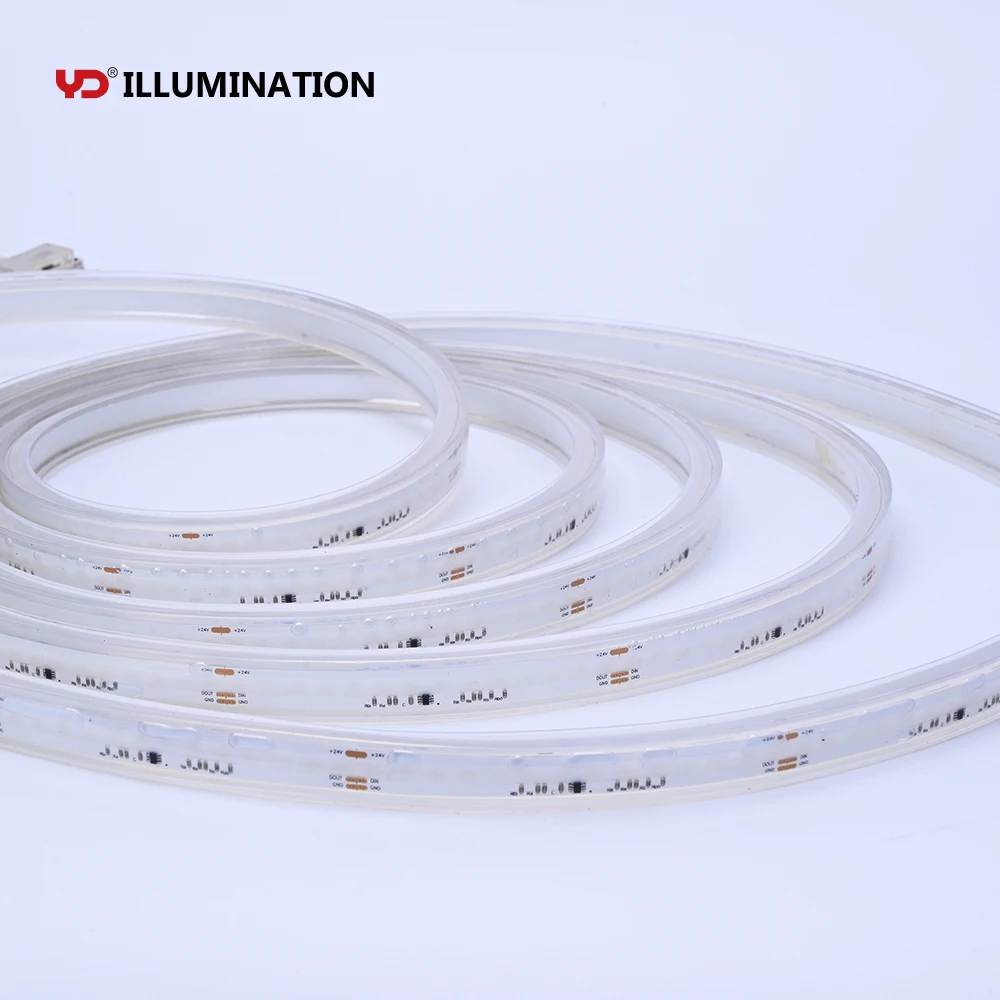 IP68 наружная 5050 Гибкая Водонепроницаемая светодиодная лента rgb 24 В