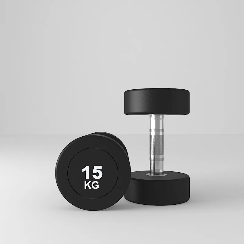 ONESTARSPORTS Good Quality Round Rubber Dumbbell Weight Set Price Coated Dumbbell For Sale