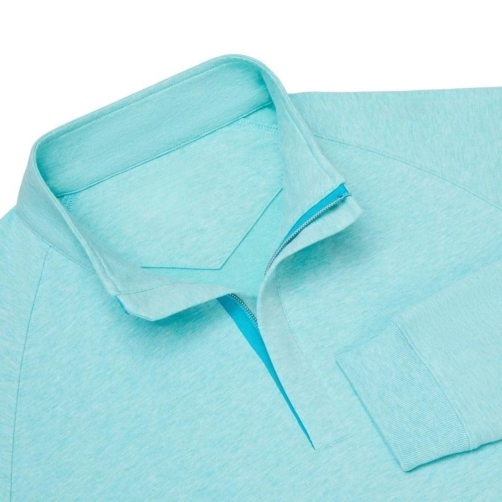 Wholesale Pullover High Quality Blank Golf Wear 92% Polyester 8% Spandex Quarter Zip Pullover