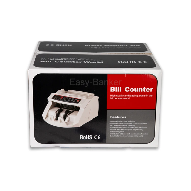 LD-7420 Compact money counter New Multifunctional Banknote counter Bill Counter with UV, MG, IR and Counterfeit Detection