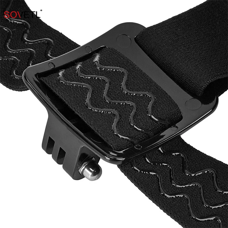 Adjustable elasticity head strap mount camera accesorio go pro head strap