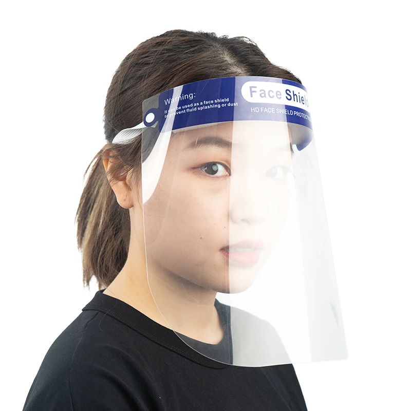 New High Quality face shield antifog PET clear face shield faceshield