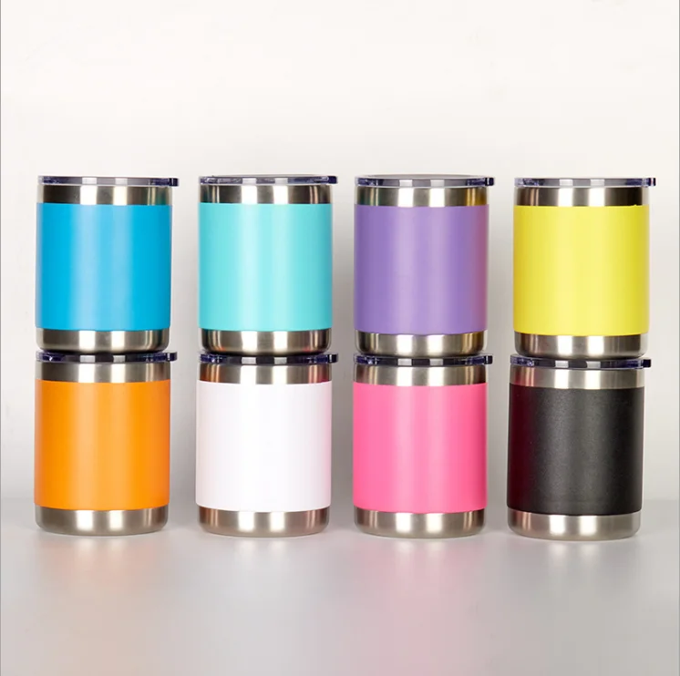 Hot Selling 10oz sublimation tumbler / wholesale tumbler 10oz stainless steel / wine tumbler 10oz